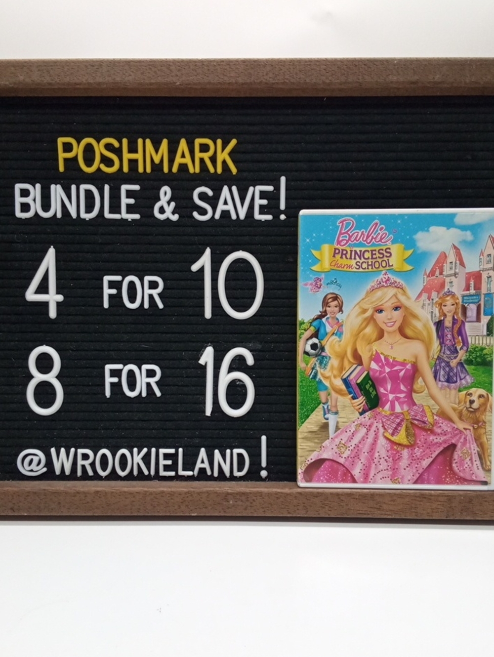 Barbie Princess Charm School DVD#H65